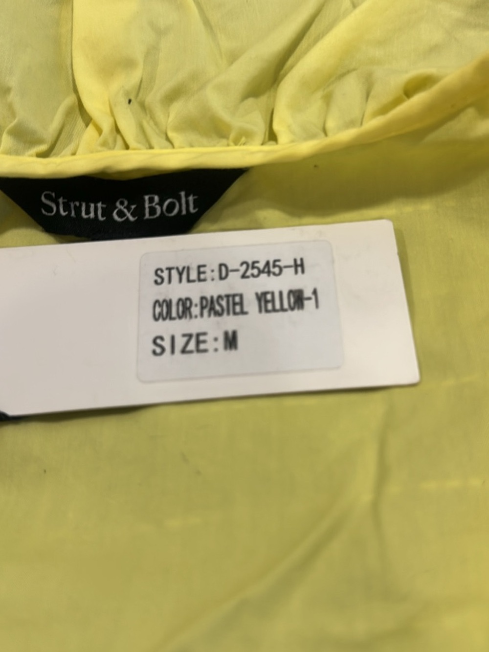 Yellow Ruffle Wrap Kids Dress - Picture 5 of 9